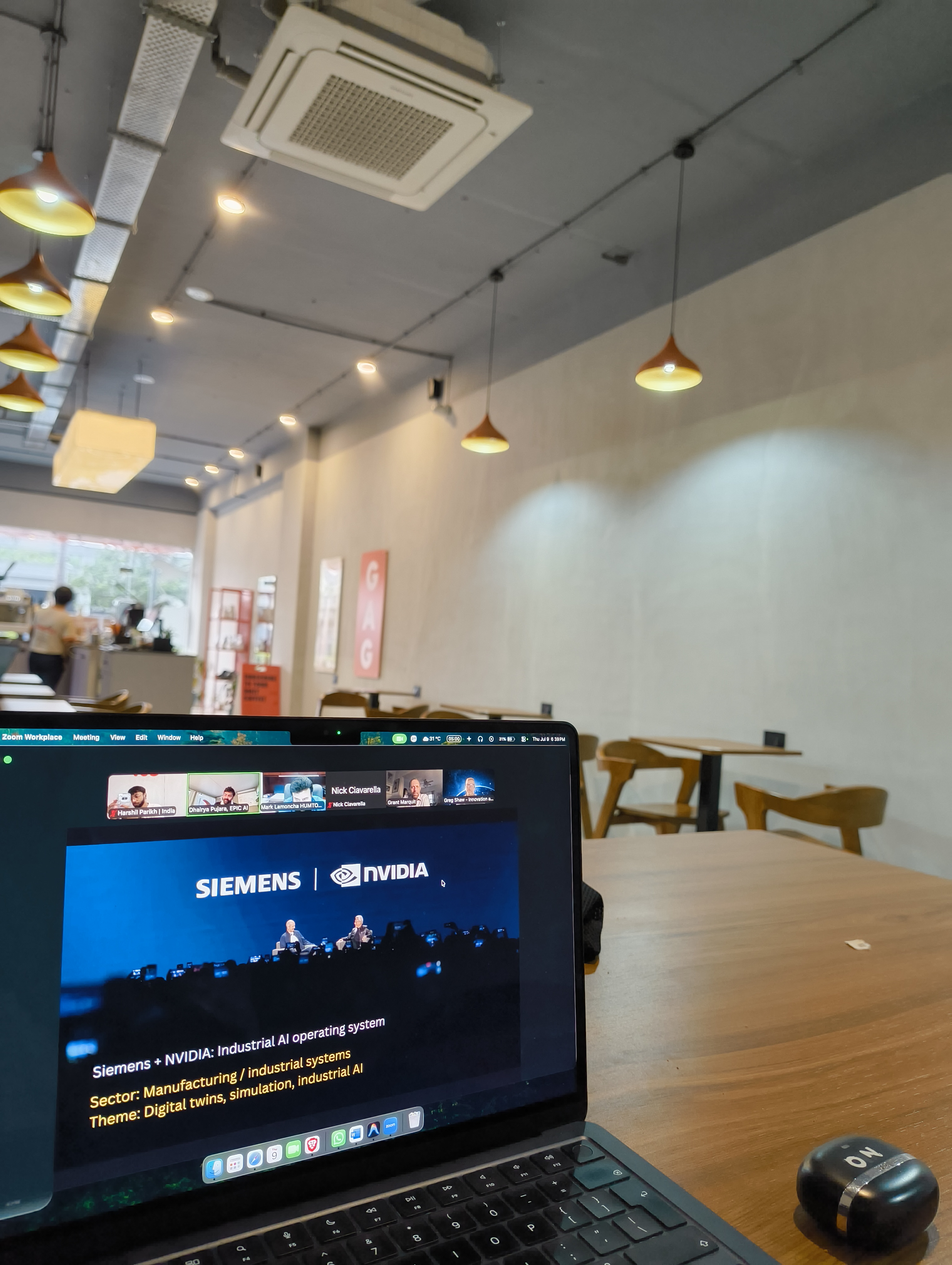 Cafe Siemens Nvidia
