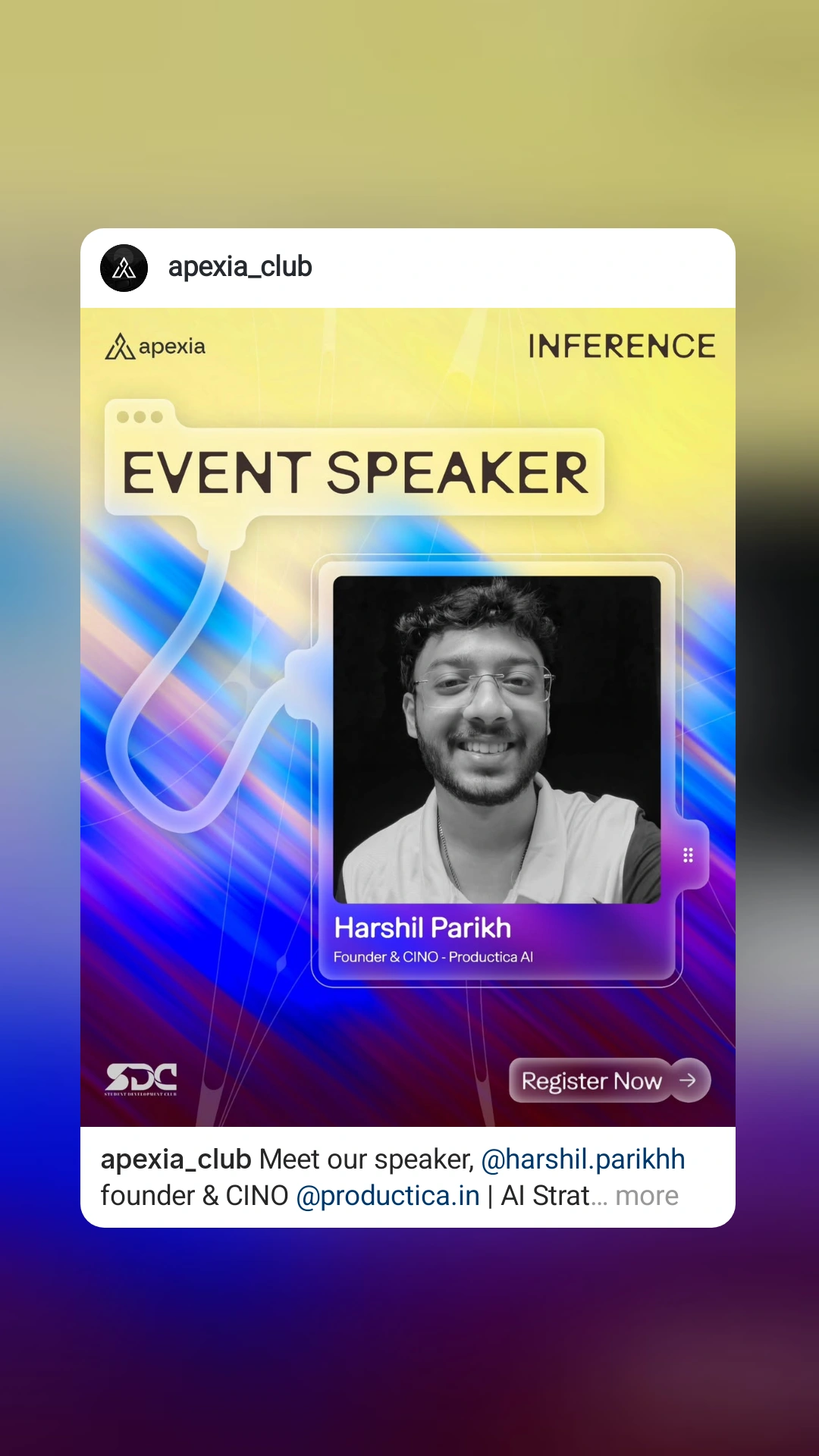 Inference Speaker Poster