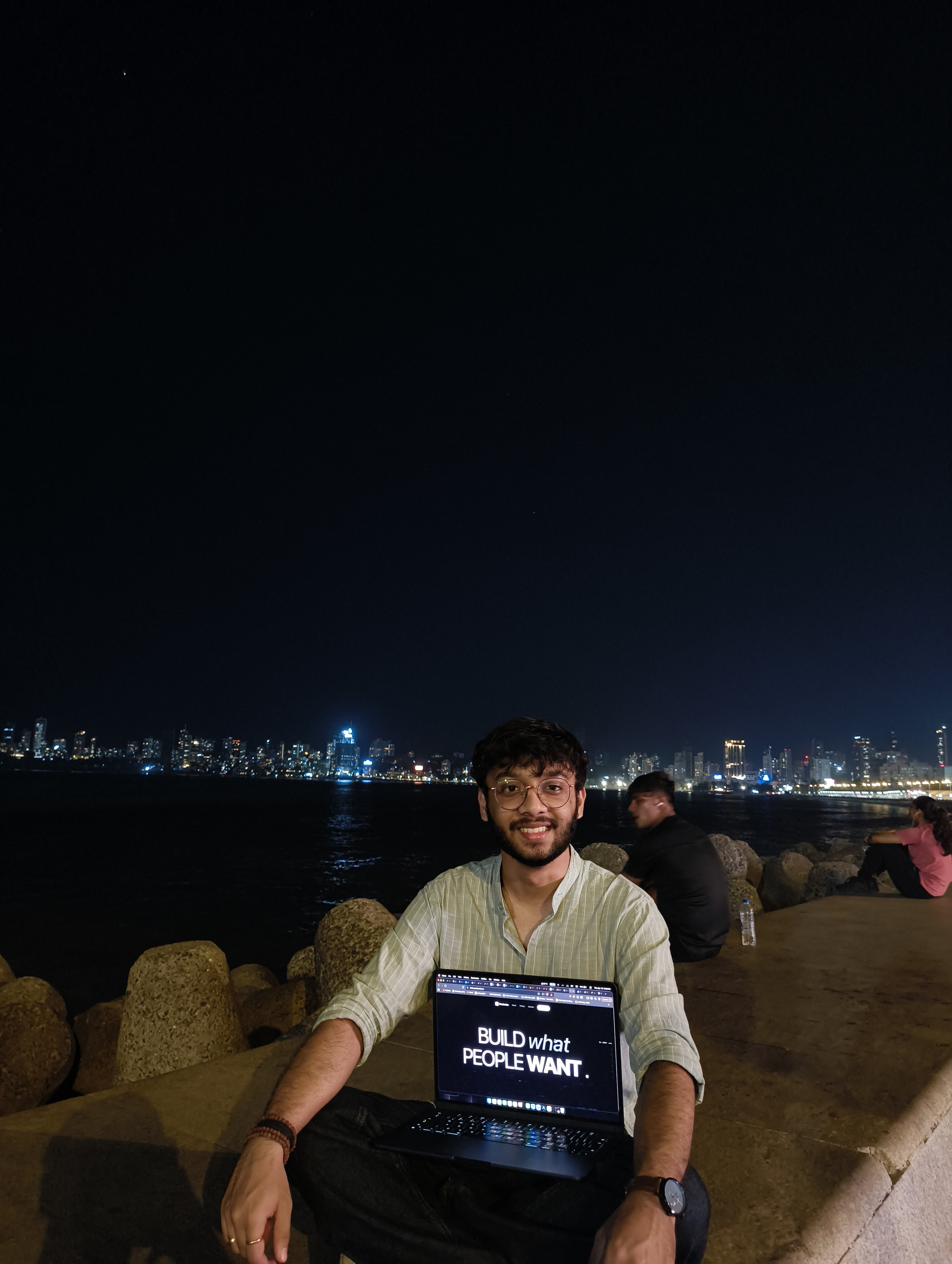 Mumbai Marine Drive Laptop